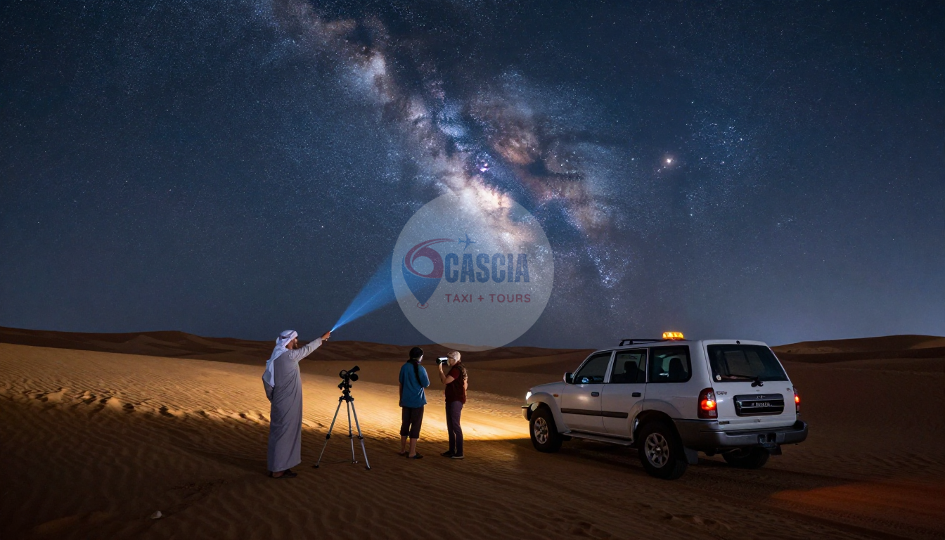 Discover dark sky tourism in Marsa Alam. 2026 guide to stargazing, astrophotography, Bedouin astronomy nights & luxury transport with Cascia Taxi.