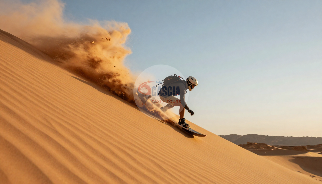 sandboarding dune bashing Marsa Alam