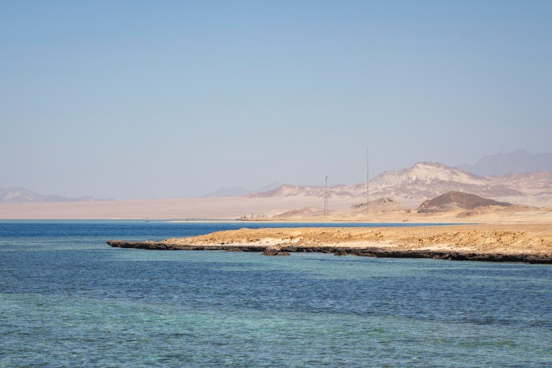 Red Sea coastline near Marsa Alam day trip destination